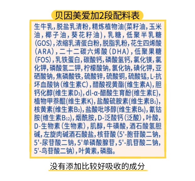 贝因美绿爱和爱加哪个好吸收 一篇终结你的纠结症