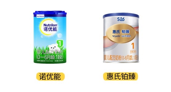 惠氏铂臻和诺优能产品图 惠氏铂臻和诺优能产品图