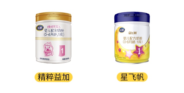 飞鹤星飞帆和益加产品图 飞鹤星飞帆和益加产品图